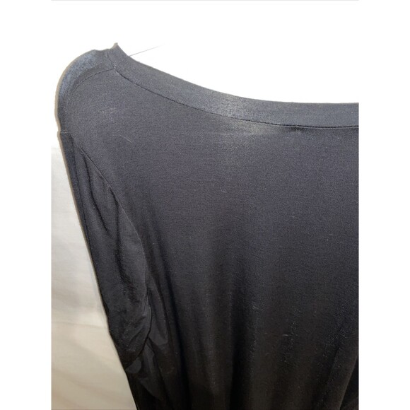 Rae Mode Fashion Tunic Women’s Size Medium Black Modal Blend Long Sleeve Round - Picture 11 of 12